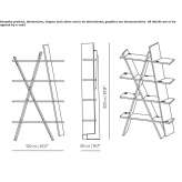 Open wooden shelf Camors