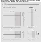 Double-sided steel shelf Doertyol