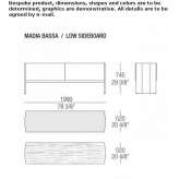 Sideboard with hinged doors Taurano