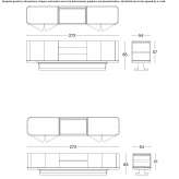 Double-sided sideboard Lebus