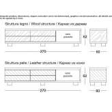 Wooden sideboard with drawers Leezdorf