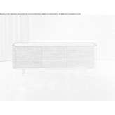 Wooden sideboard with doors and drawers Huriel