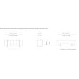 Oak sideboard with doors with integrated lighting Tuffe
