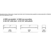Low wooden TV cabinet with drawers Leola