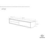 Wooden TV cabinet with drawers Zaozersk