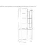 Contemporary style display cabinet Terlizzi