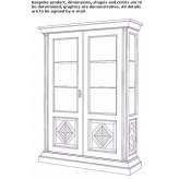 Display cabinet made of solid wood Colditz