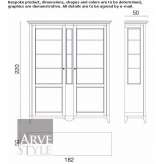 Display cabinet made of solid wood Cibaca