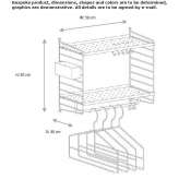 Wall module for the hall Ladera