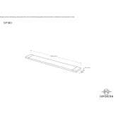 Wooden wall shelf Olesko