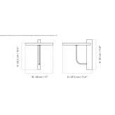 Marble wall shelf Mesice