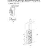 Sectional wardrobe made of varnished wood Sobreda