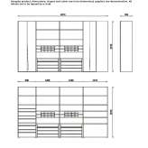 Corner wardrobe made of chipboard covered with melamine Opeinde