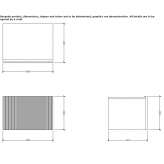 Modułowe szuflady montowane do ściany Praslin