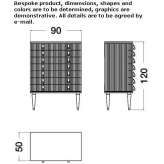 Wooden chest of drawers Marston