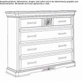 Chest of drawers made of solid wood Gallus