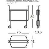 Foldable food cart Obernai