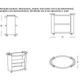 Resin drinks cart Merate