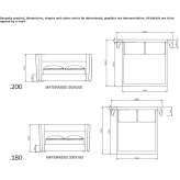 Double fabric bed with upholstered headboard Patnow