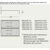 Double steel bed Bougado