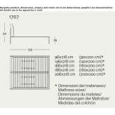 Double bed with upholstered headboard Bougado