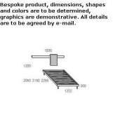 Double bed with integrated lighting Vayres