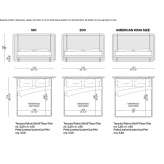 Wooden bed with an upholstered headboard Acos