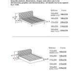 Fabric double bed Paimado