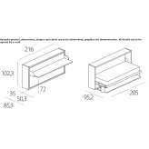 Extendable single bed Cijuela