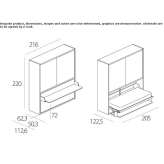 Folding bed, foldable Cijuela