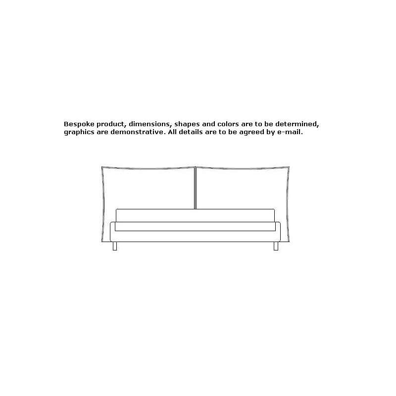 Fabric double bed Penndel Fabric double bed Penndel