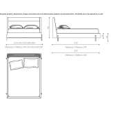 Upholstered double bed Vanatori