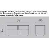 Bedside table with drawers Casasco