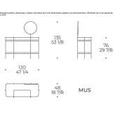 Dressing table made of MDF Kutina