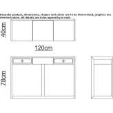 Wooden dressing table in a modern style Kremmen