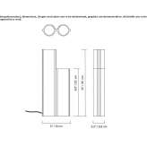 Powder-coated aluminum LED table lamp with dimmer Wingene