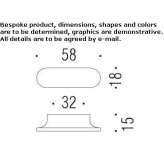 Cromall® furniture handle Carriere