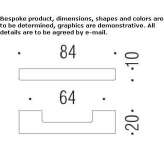 Cromall® Bridge furniture handle Carriere