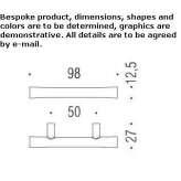 Cromall® Bridge furniture handle Carriere