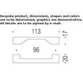 Cromall® Bridge furniture handle Carriere