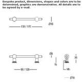 Bridge aluminum furniture handle Zimbor