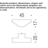 Cromall® furniture knob Carriere