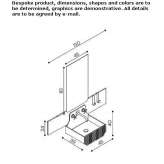 Livingtec® wall-mounted washbasin Banon