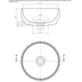 3D printed quartz sand washbasin Guenin