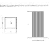 Freestanding round washbasin Praslin