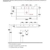 Prostokątna umywalka Globothin® Sertania