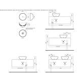 Round countertop washbasin Toboliu