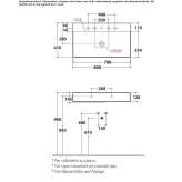 Prostokątna umywalka Globothin® Sertania