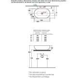 Globothin® single oval countertop washbasin Moris