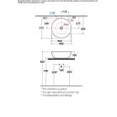 Globothin® single countertop washbasin Moris